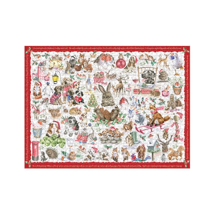 Wrendale Designs- Puzzle Country Set Christmas