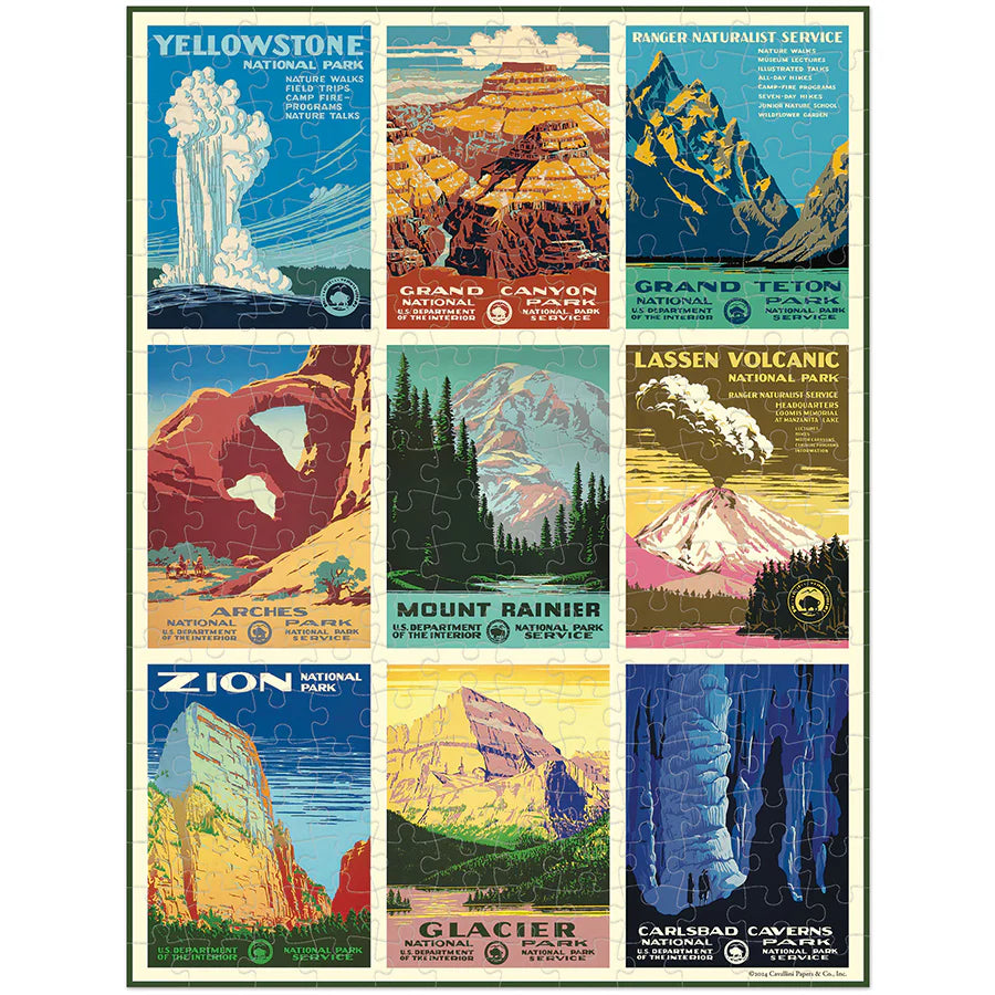 Cavallini & Co. - Puzzle National Parks Mini