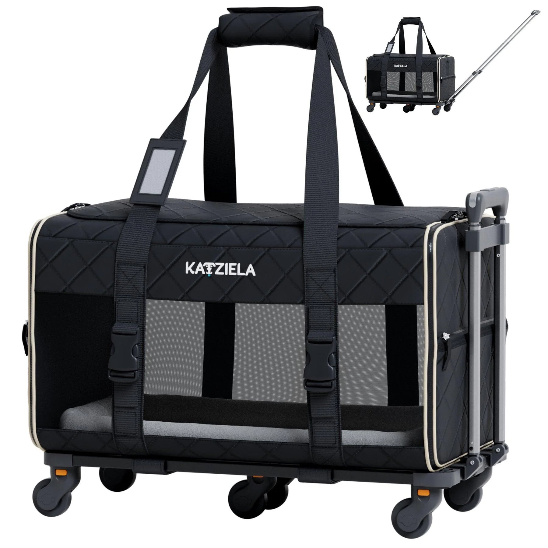 Katziela - Quilted Chariot PRO Pet Carrier