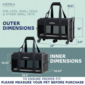 Katziela - Quilted Chariot PRO Pet Carrier