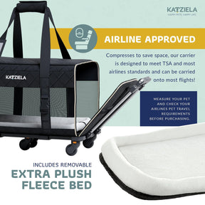 Katziela - Quilted Chariot PRO Pet Carrier