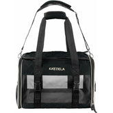 Katziela - Airline Approved Quilted Companion Carrier Cat & Dog Black