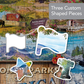 MasterPieces - Puzzle National Parks of America Shaped Puzzle 1000 Pieces