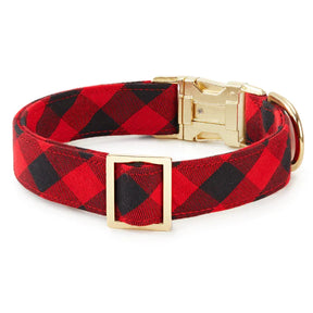 The Foggy Dog - Dog Collar Buffalo Check