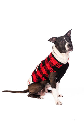 Chilly Dog - Dog Sweater Buffalo Plaid