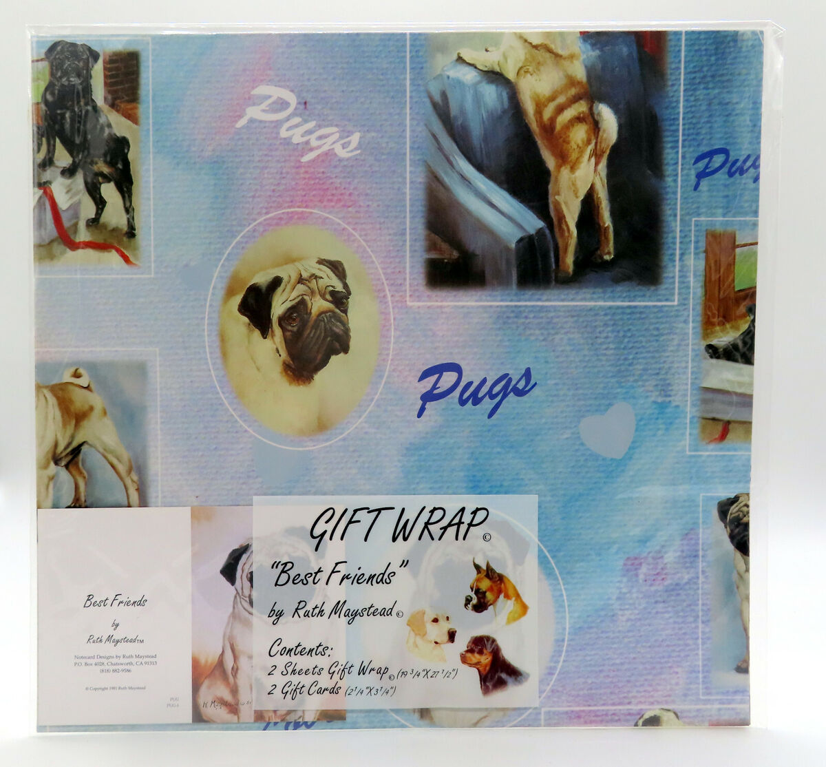 Best Friends By Ruth Maystead - Gift Wrap and Matching Cards