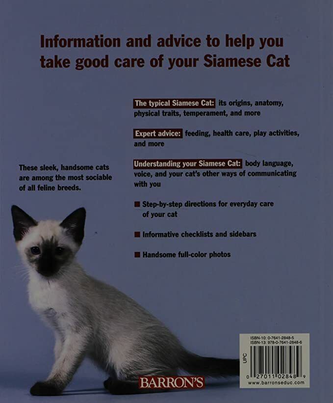 Barron's - Siamese Cats Complete Pet Owner's Manual