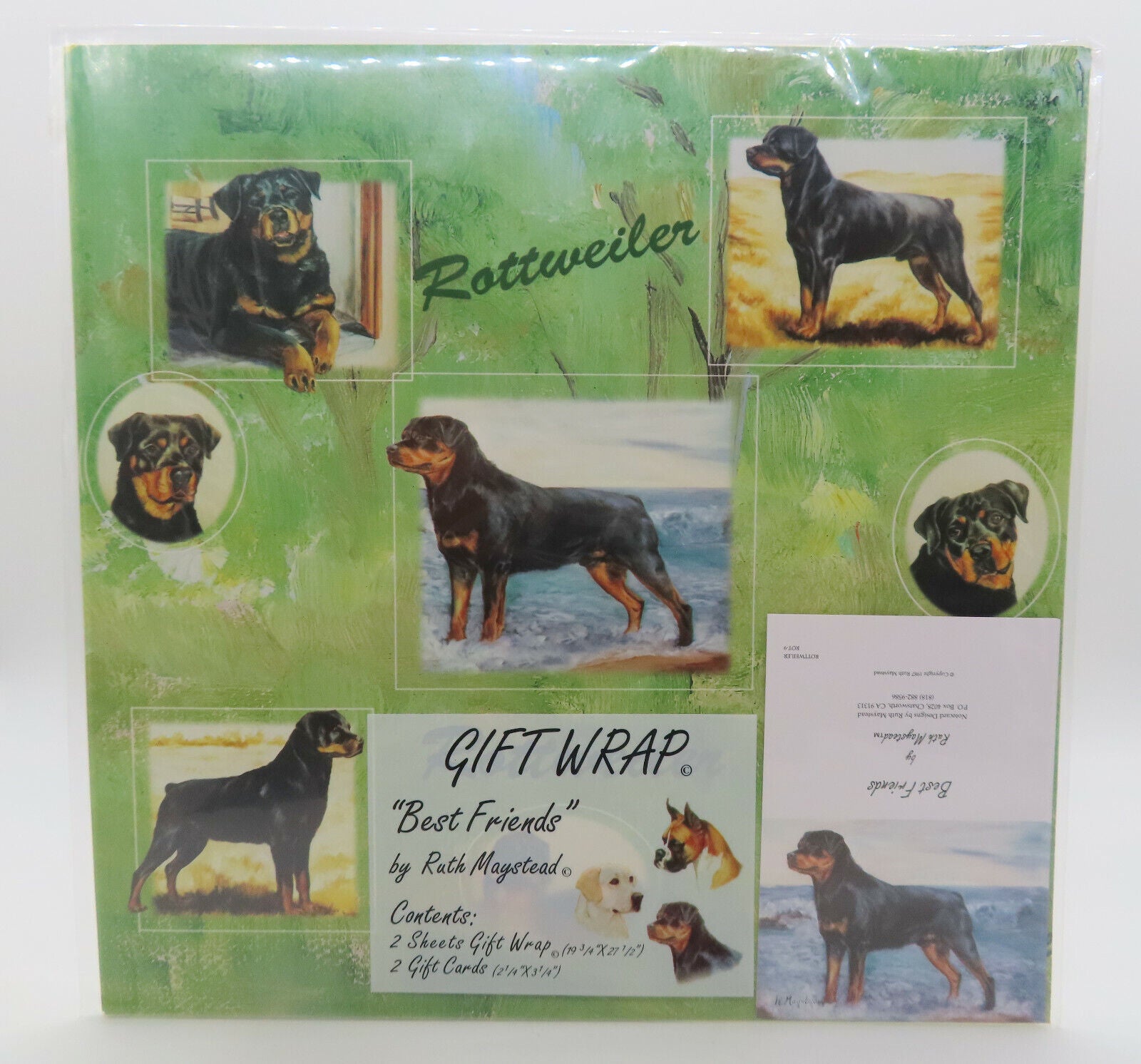 Best Friends By Ruth Maystead - Gift Wrap and Matching Cards