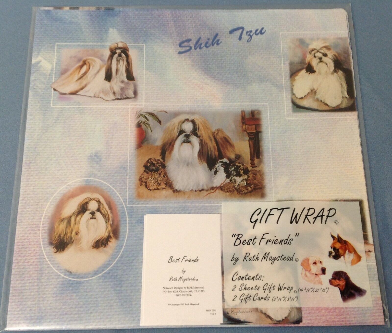 Best Friends By Ruth Maystead - Gift Wrap and Matching Cards