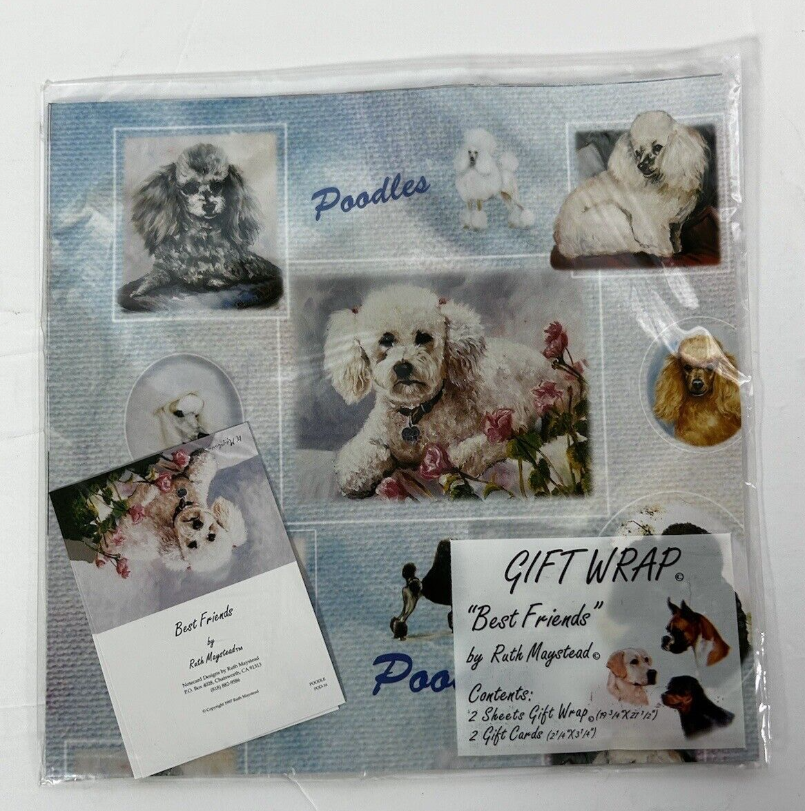 Best Friends By Ruth Maystead - Gift Wrap and Matching Cards