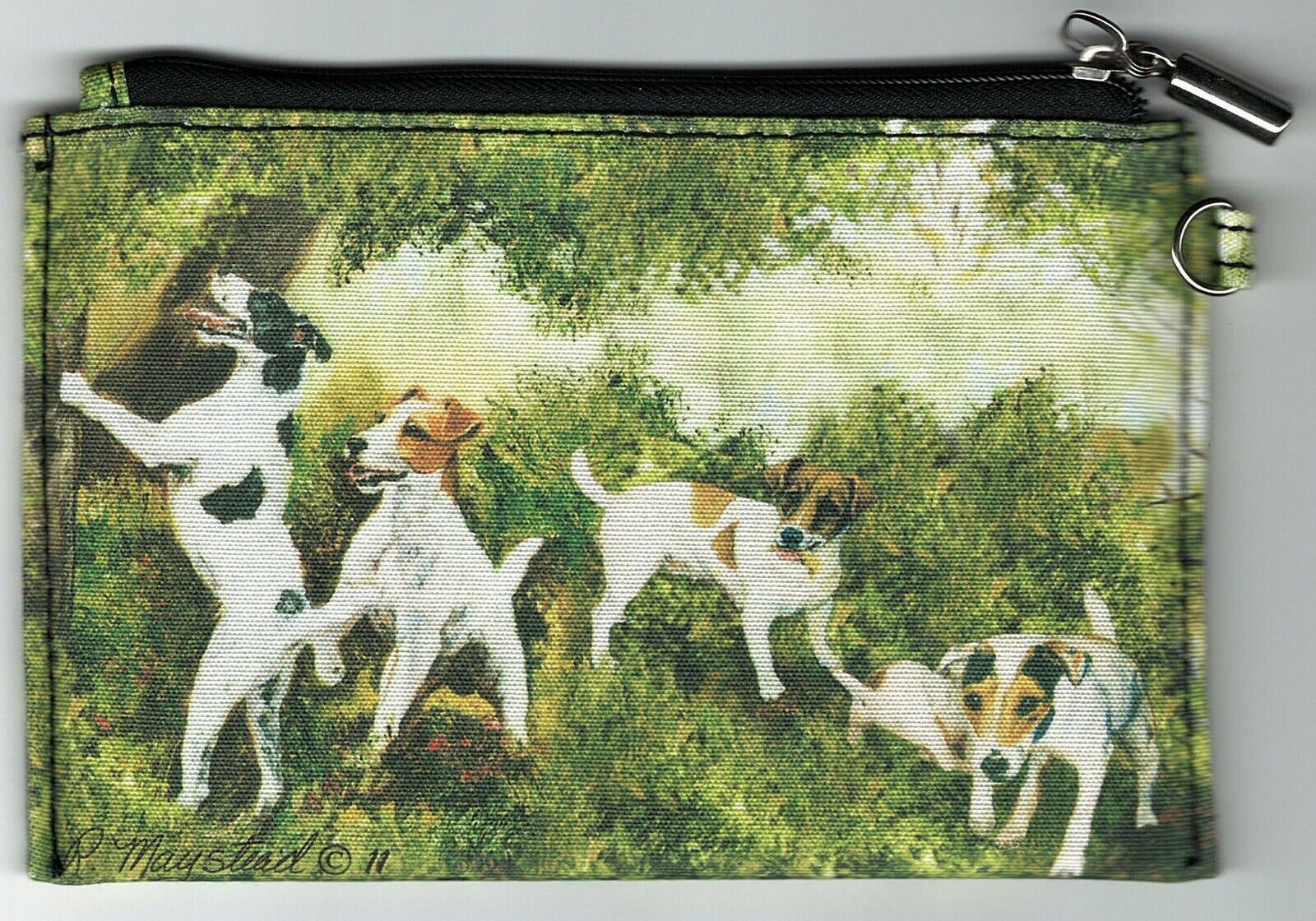 Best Friends By Ruth Maystead - Dog Zippered Pouch/Purse