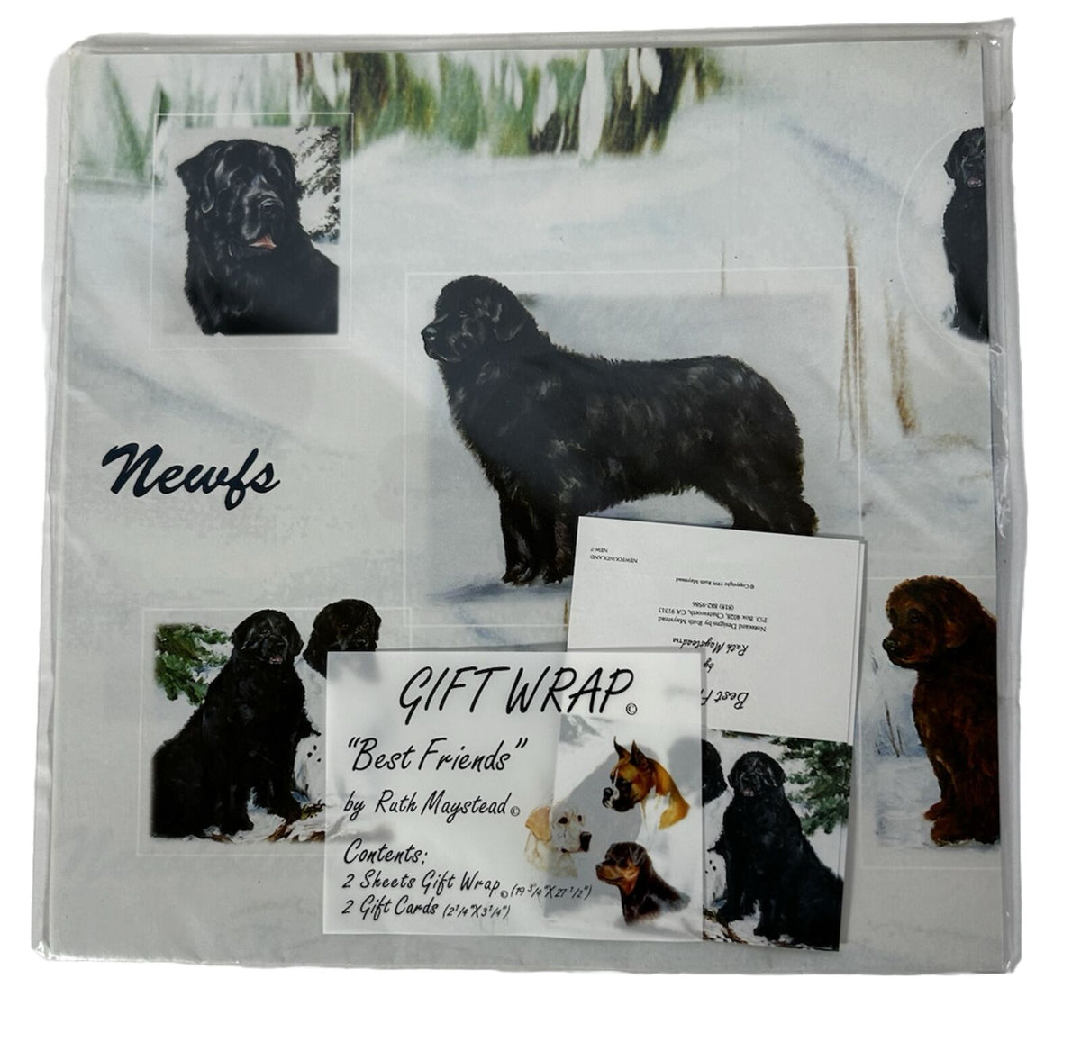 Best Friends By Ruth Maystead - Gift Wrap and Matching Cards