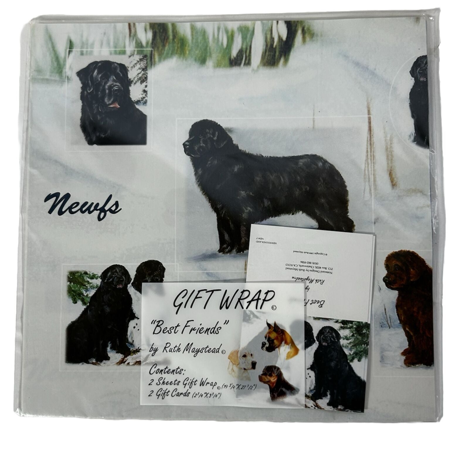 Best Friends By Ruth Maystead - Gift Wrap and Matching Cards