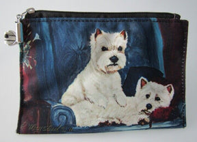Best Friends By Ruth Maystead - Dog Zippered Pouch/Purse