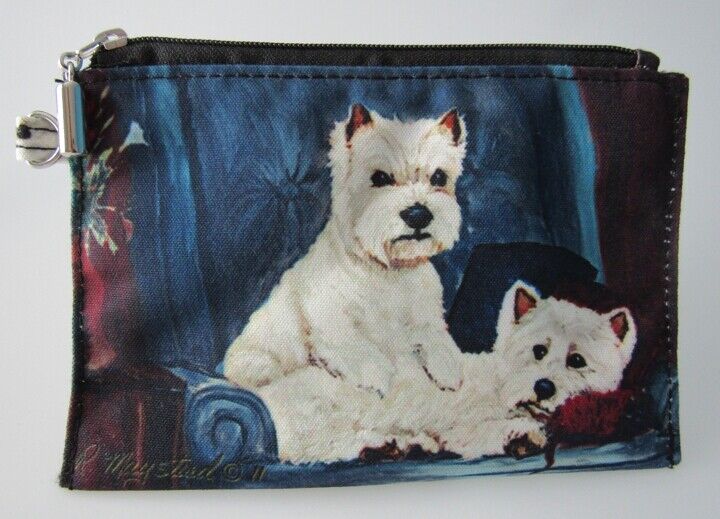 Best Friends By Ruth Maystead - Dog Zippered Pouch/Purse