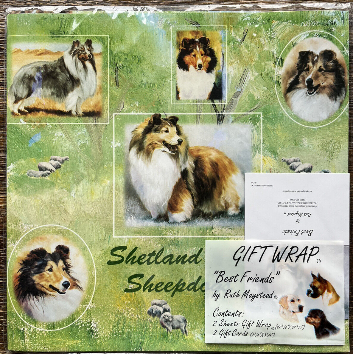 Best Friends By Ruth Maystead - Gift Wrap and Matching Cards