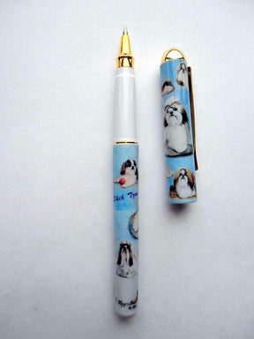 Best Friends By Ruth Maystead - Dog Roller Ink Pen by Ruth Maystead