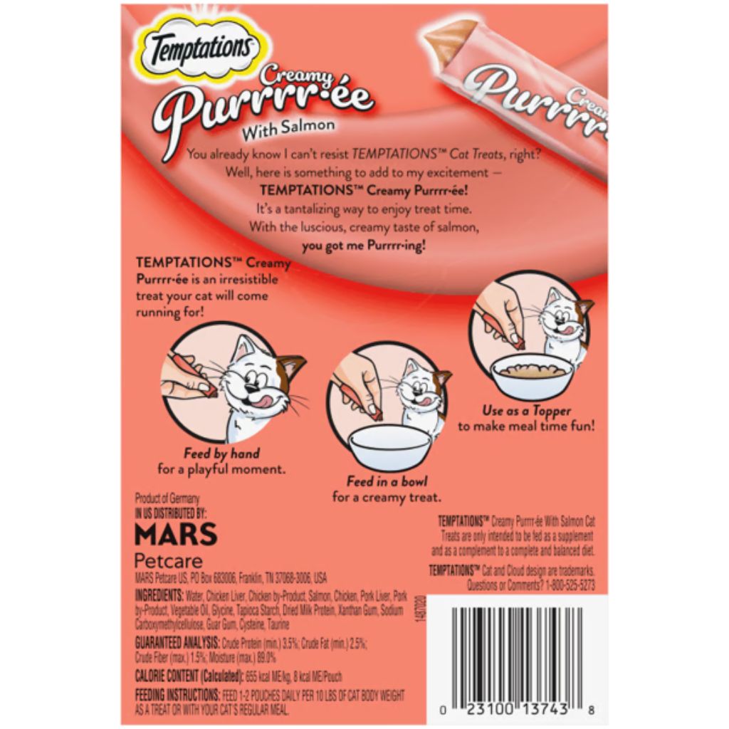 Temptations - Creamy Purrrr-ee With Tuna Cat Treats