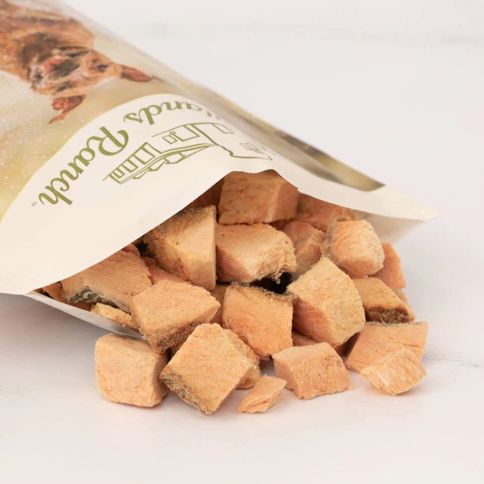 Badlands Ranch - Superfood Bites 100% Salmon Wild Treats Freeze-Dried Raw - Southern Agriculture 
