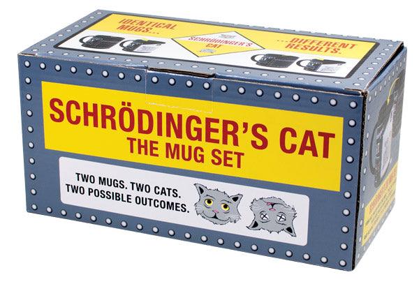 Unemployed Philosophers Guild - Coffee Mug Schrodinger Cat Set