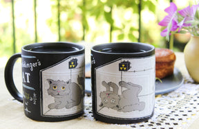 Unemployed Philosophers Guild - Coffee Mug Schrodinger Cat Set