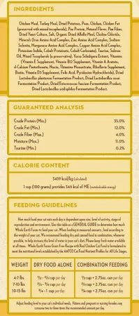 Whole Earth Farms - All Cat Breeds, All Life Stages Grain Free Chicken Dry Cat Food