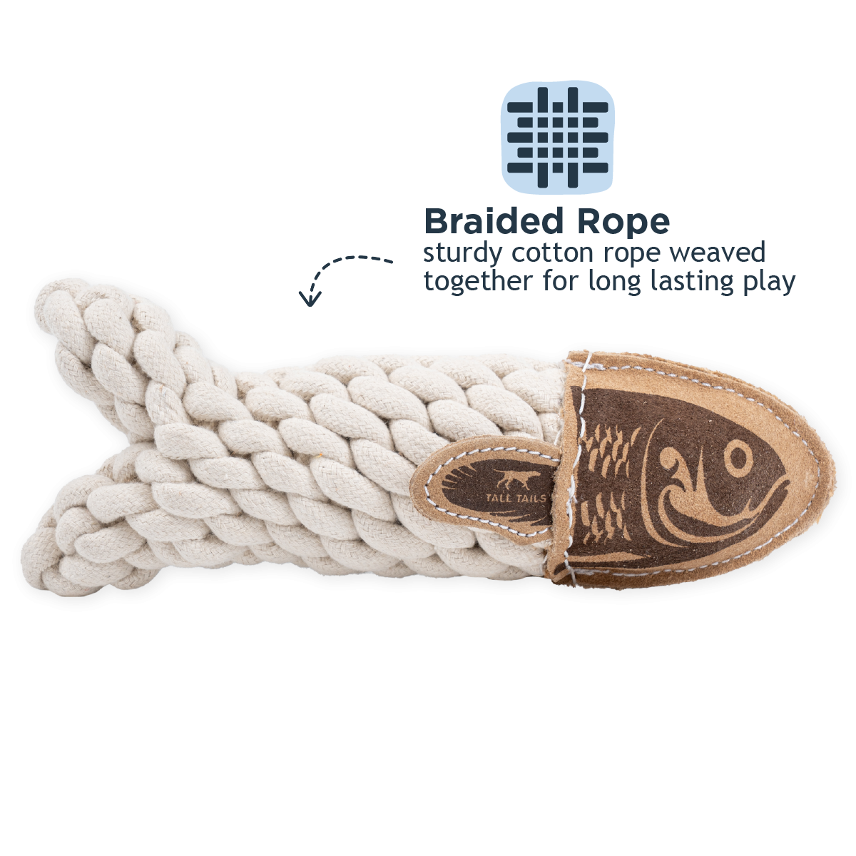 Tall Tails - Crunch Fish Dog Toy