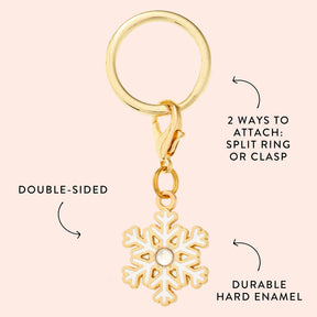 The Foggy Dog - Collar Charm Snowflake