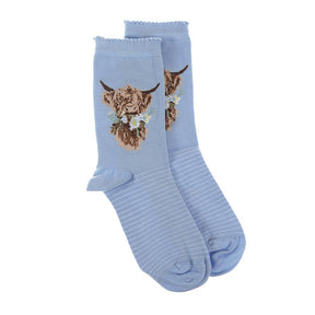 Wrendale Designs- Sock Cow Daisy Coo