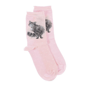 Wrendale Designs- Sock Cat Glamour Puss