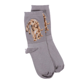 Wrendale Designs- Sock Dog "Hopeful"