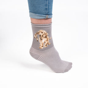 Wrendale Designs- Sock Dog "Hopeful"