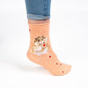Wrendale Designs- Sock Hamster "Diet Starts Tomorrow"