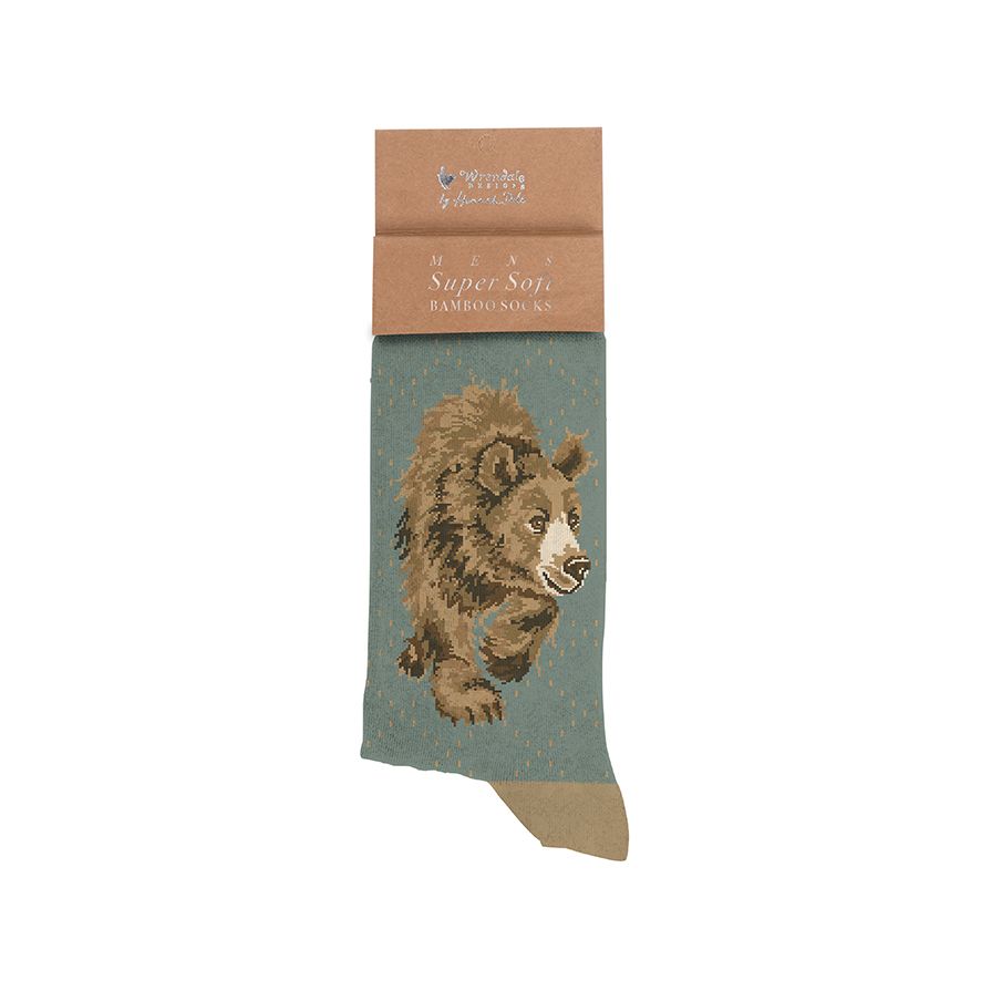 Wrendale Designs- Sock Bear In My Footsteps