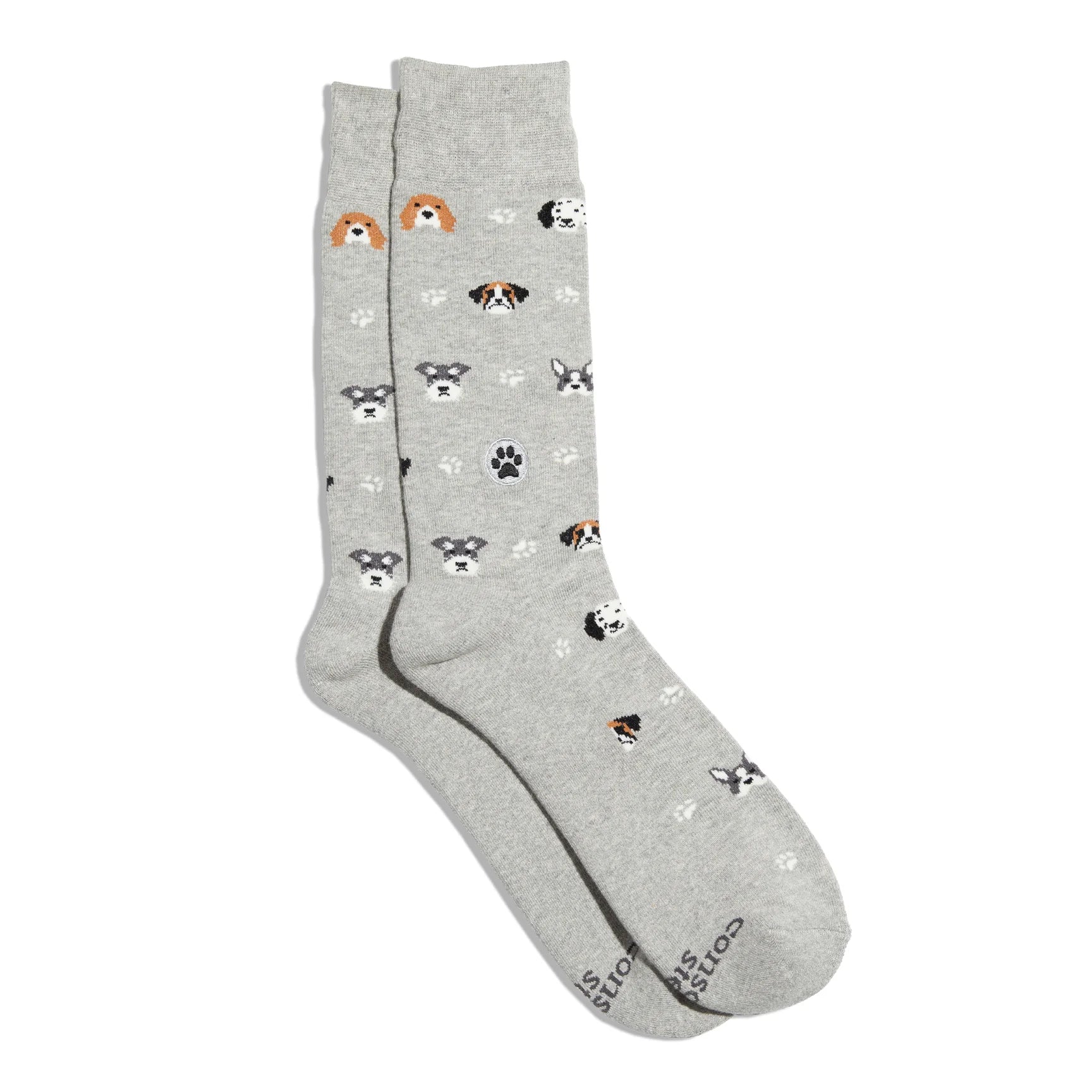 Conscious Step - Socks that Save Dogs (Hound Heads)