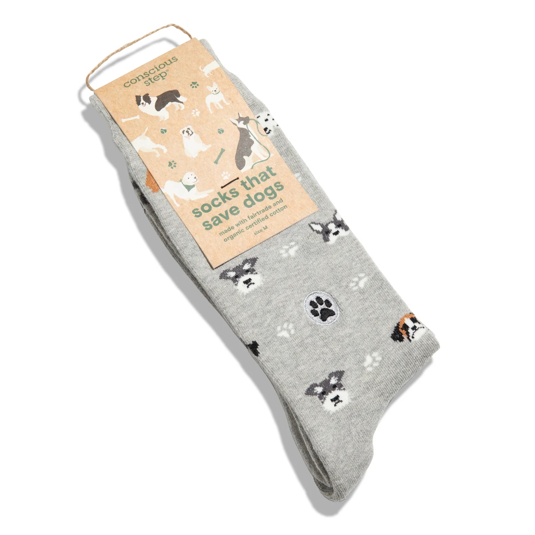 Conscious Step - Socks that Save Dogs (Hound Heads)