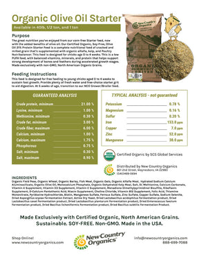 New Country Organics - Organic Olive Oil Layer Feed
