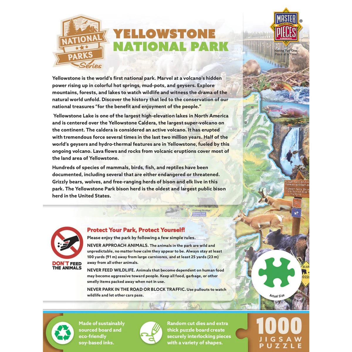 MasterPieces - Puzzle Yellowstone National 1000 Piece