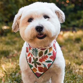 The Foggy Dog - Bandana Dog Falling Leaves
