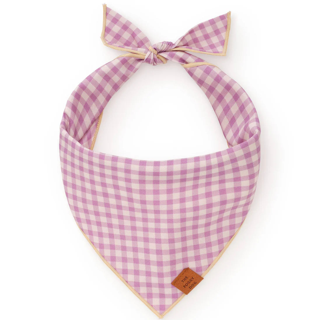 The Foggy Dog - Bandana Dog Thistle Gingham (Fall)
