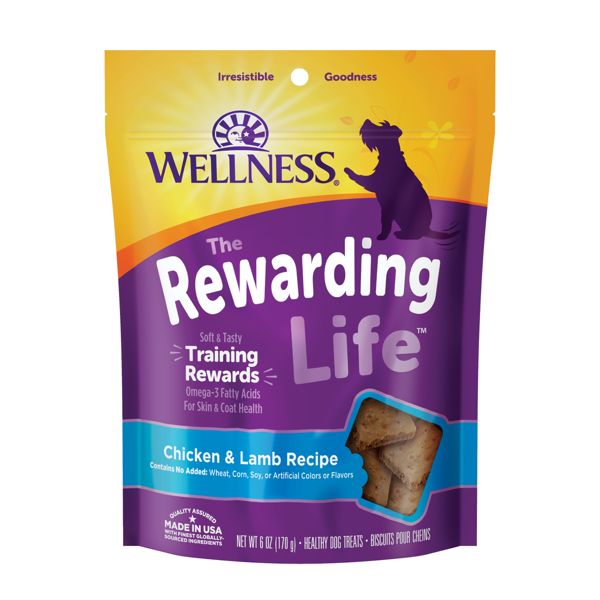 Wellness - Rewarding Life Treats Grain-Free Chicken & Lamb Recipe Soft & Chewy Dog Treats - Southern Agriculture 
