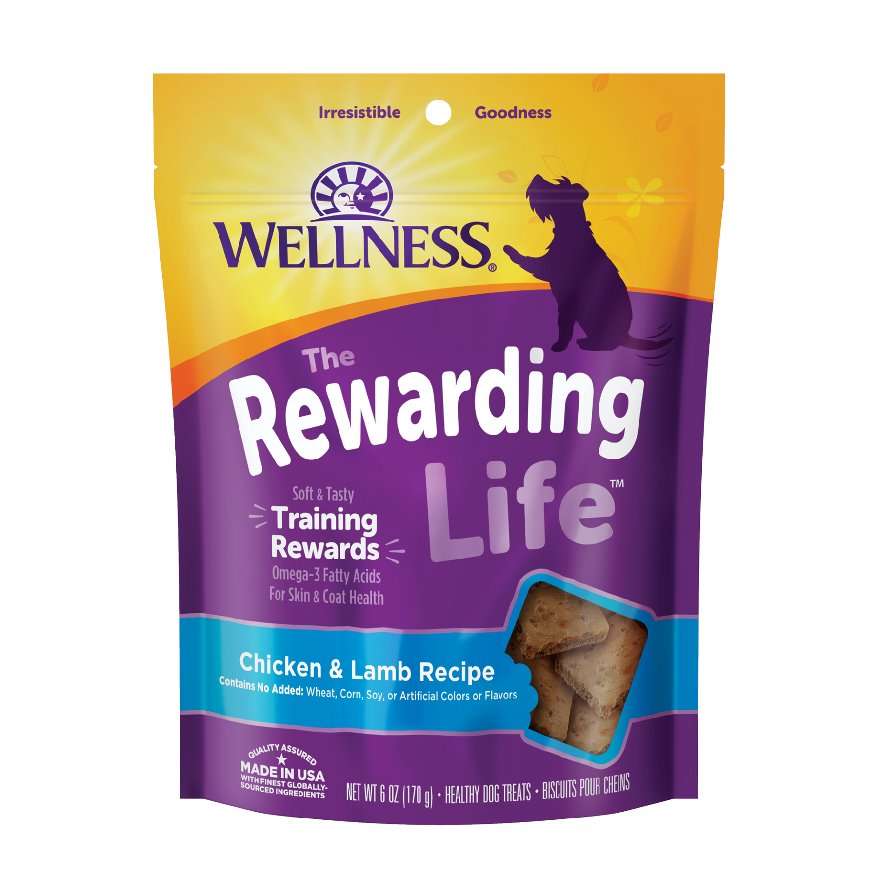Wellness - Rewarding Life Treats Grain-Free Chicken & Lamb Recipe Soft & Chewy Dog Treats - Southern Agriculture 