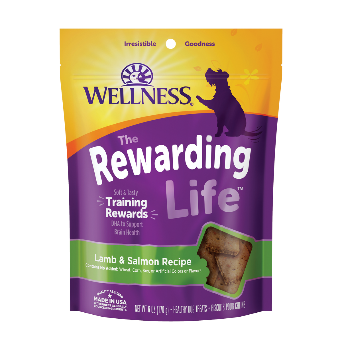 Wellness - Rewarding Treats Grain-Free Lamb & Salmon Recipe Soft & Chewy Dog Treats - Southern Agriculture 