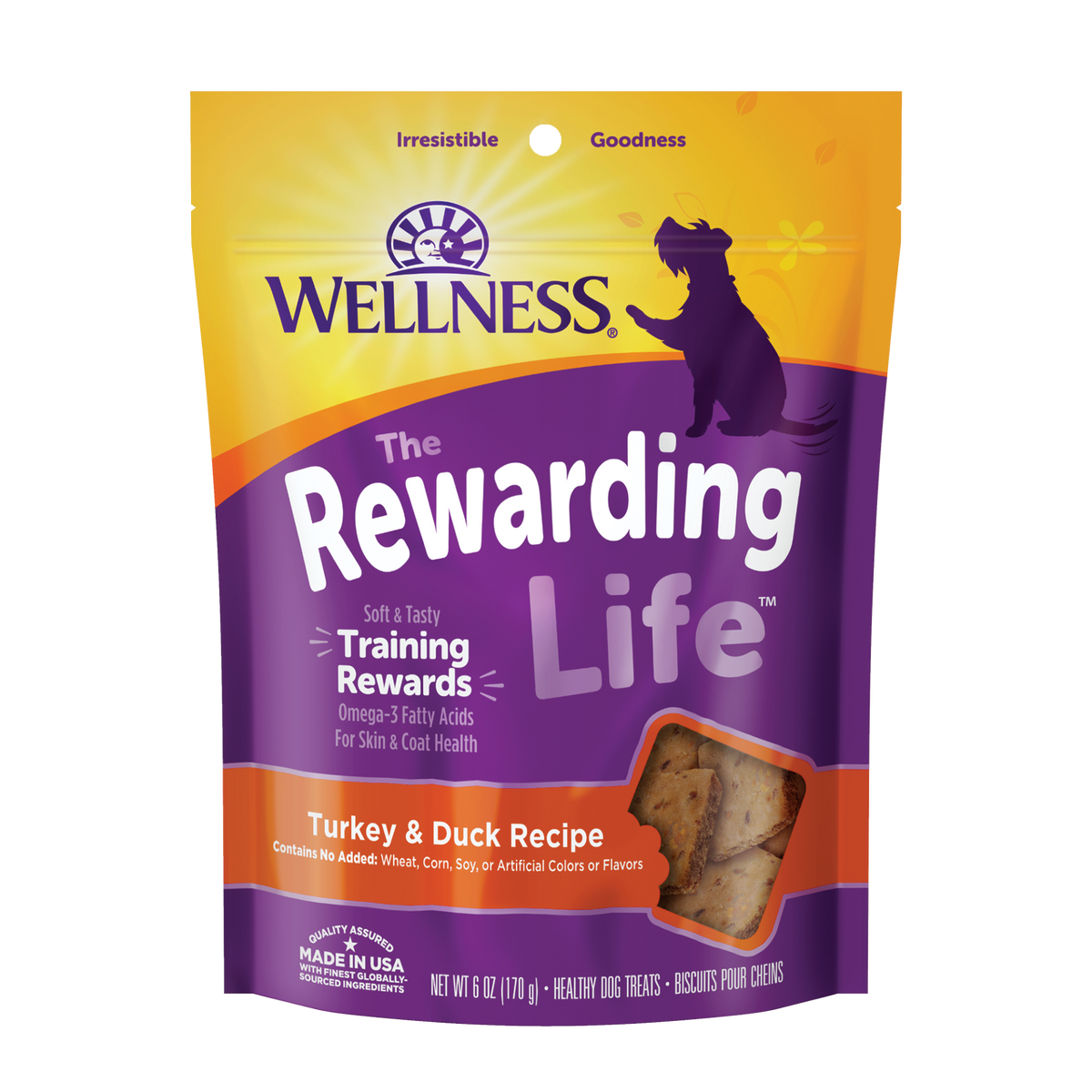 Wellness - Rewarding Treats Grain-Free Turkey & Duck Recipe Soft & Chewy Dog Treats - Southern Agriculture 