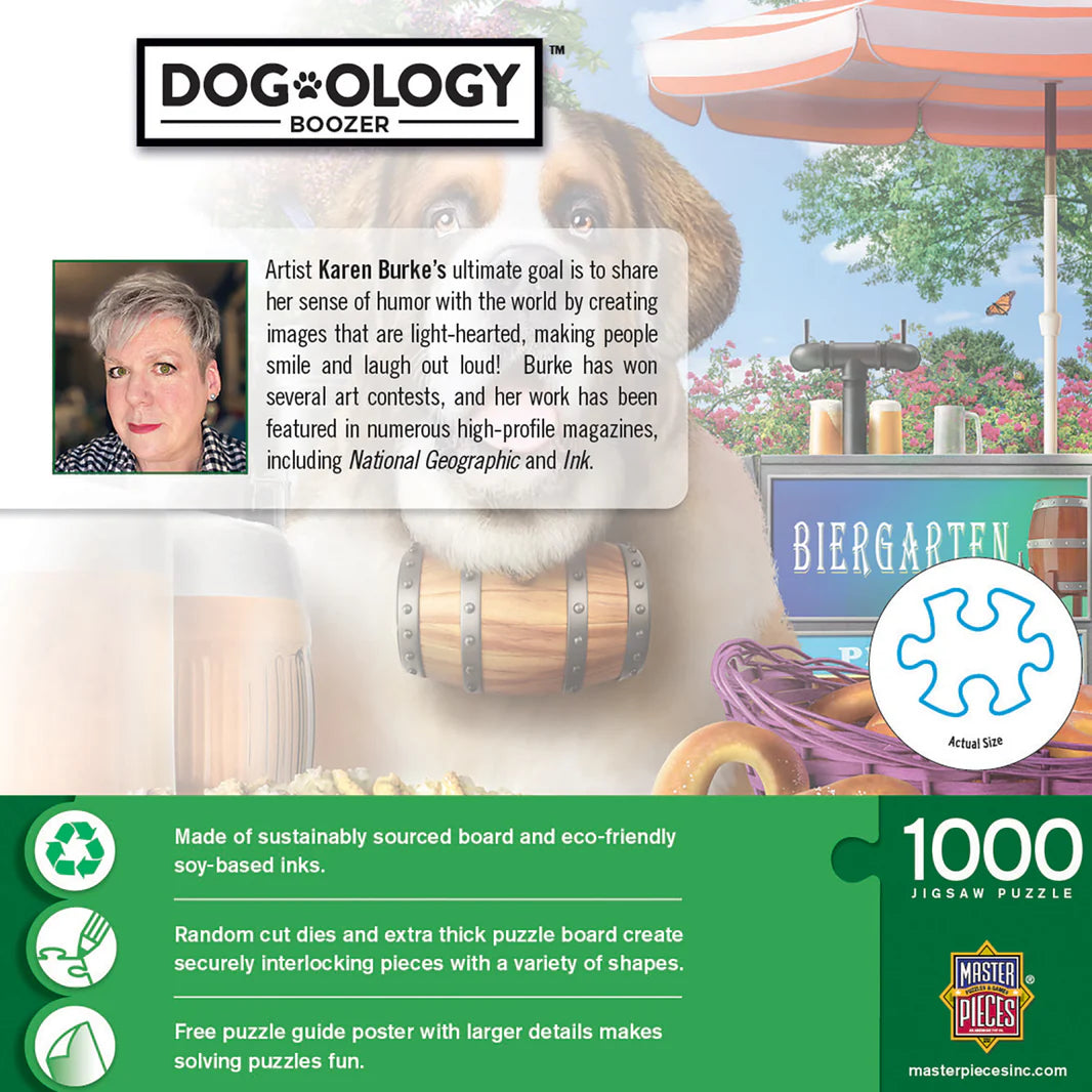 MasterPieces - Boozer by Dogology - 1000 Piece Jigsaw Puzzle