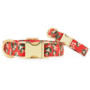Foggy Dog - Dog Collar Rifle Paper Co X TFD Mistletoe - Southern Agriculture 