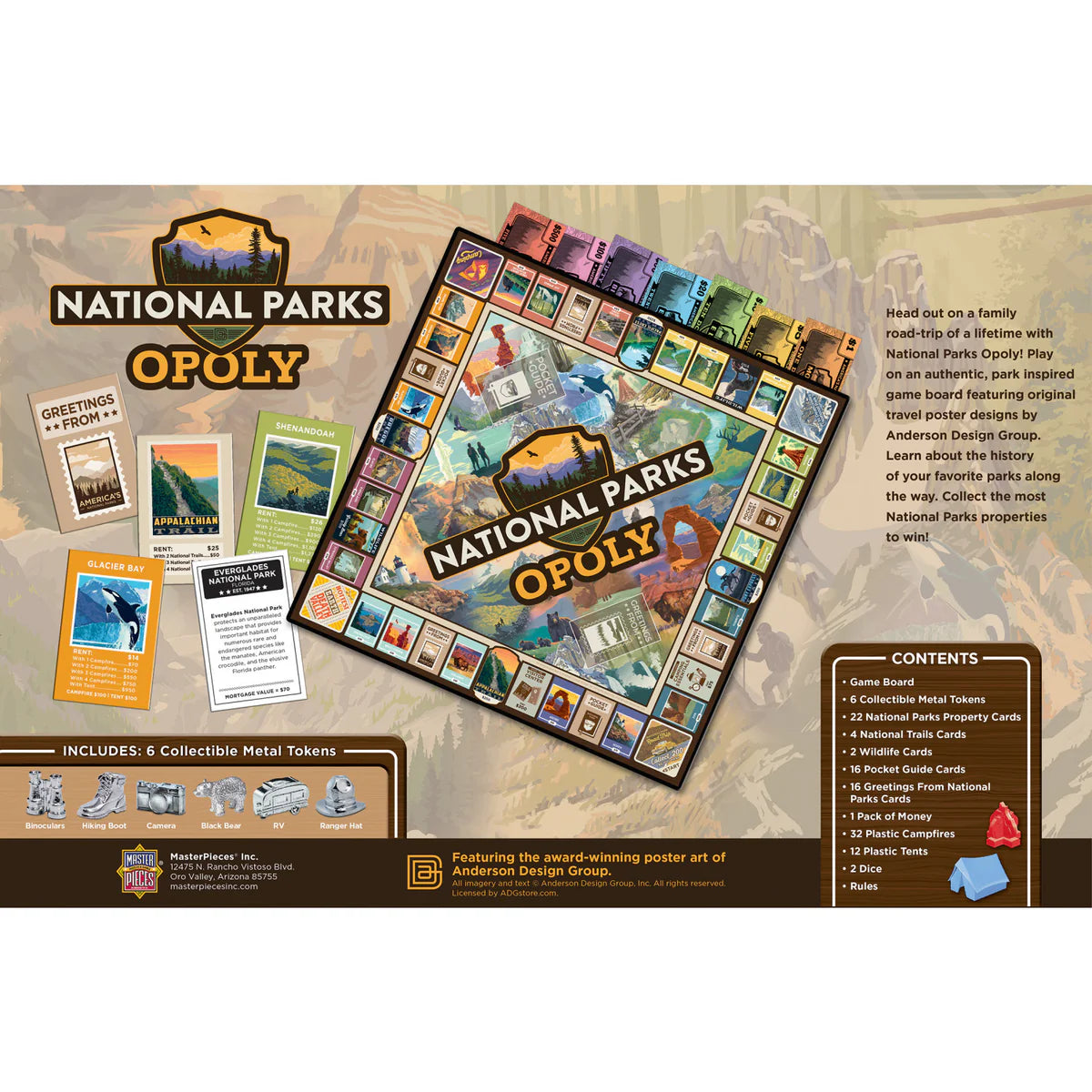 MasterPieces - Board Game National Park Opoly