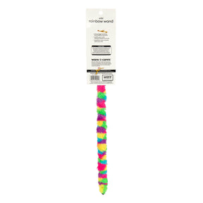 Ware Manufacturing- Wild Rainbow Wand Teaser With Long Furry Tail