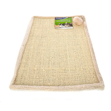 Ware Manufacturing- Scratch-N-Mat Sisal Scratching Surface, Toy & Rubber Backing