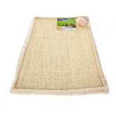Ware Manufacturing- Scratch-N-Mat Sisal Scratching Surface, Toy & Rubber Backing